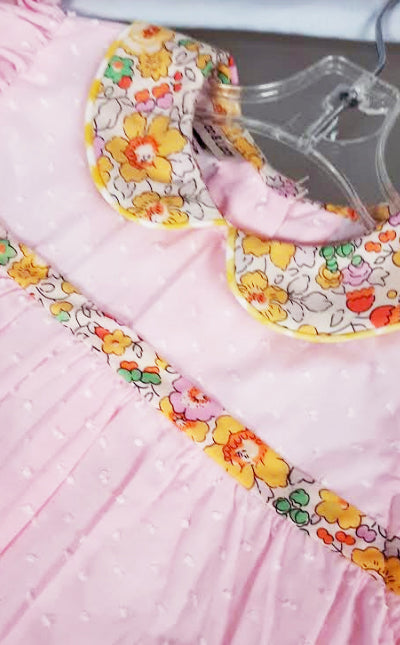 Girl's Pink Plumetti "Liberty" Top - Little Threads Inc. Children's Clothing