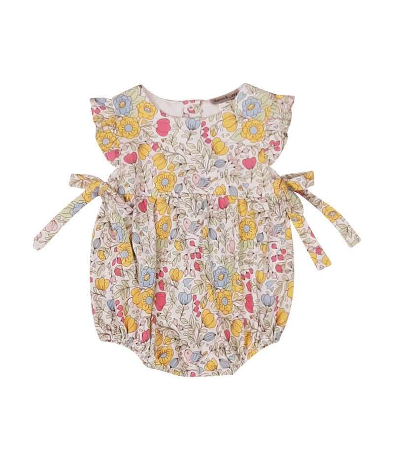 Baby Girl's "Lyann & Noah" Pima Cotton Romper - Little Threads Inc. Children's Clothing